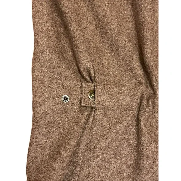 SCHAEFER OUTFITTER Tan Cheyenne Wool Zip Vest Western Ranch Wear USA Women's MED - Picture 4 of 8